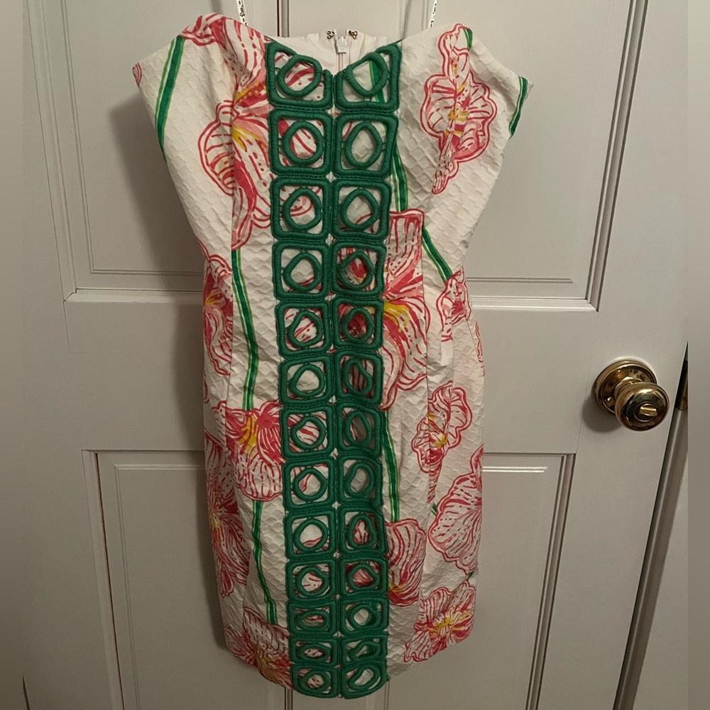 Lilly Pulitzer Floral Dress. Size 0.